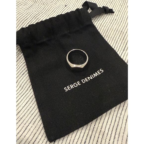 Serge DeNimes Sterling Silver Signet Ring UK size P US size 7.75 - Picture 1 of 5